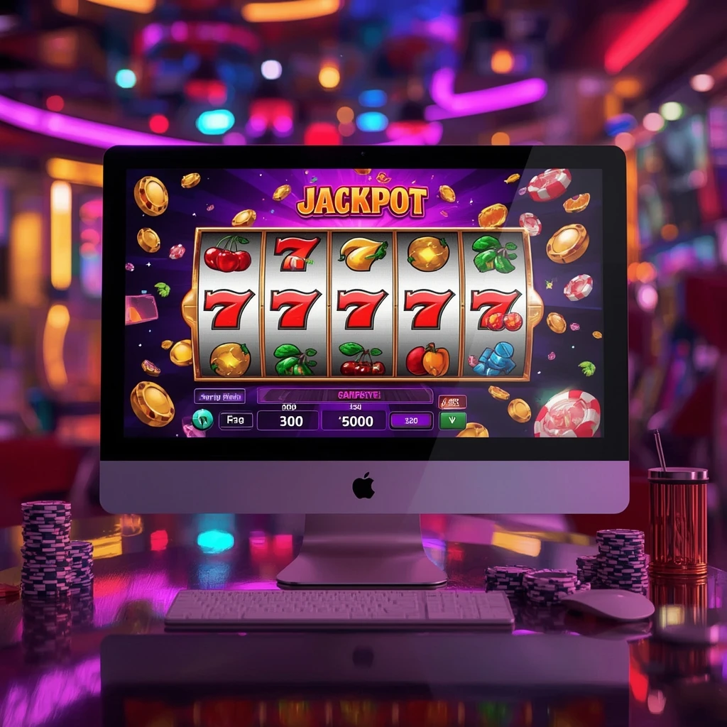 slots sur le moniteur ZEUS WIN CASINO